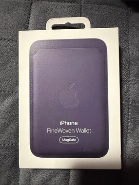 iPhone Midnight Purple MagSafe Leather Wallet